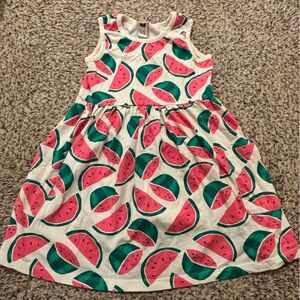 Hanna Andersson Pink and Green Watermelon Dress